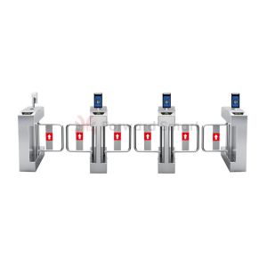 Buy cheap SS304 Semi Automatic Card Reader Pedestrian Turnstile Gate product