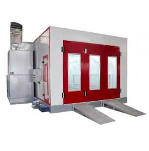 China Fire Resistant Wall Car Spray Booth Commercial Vehicle Spray Booth With Floor Filter on sale