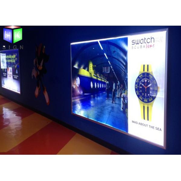 Aluminum Snap Frame Slim Led Light Box Panels Wall Mounted Advertising