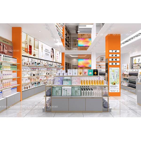 Customized Skincare Shop Furniture Les Classiques-Gray Series Makeup Store Design Retail Shop Fitting for Cosmetic Store Interior Design