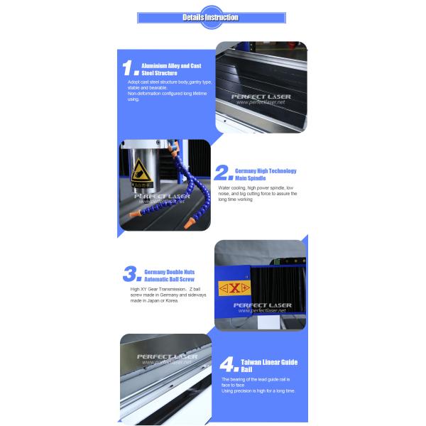 900*600mm 1.5kw 2kw Spindle Advertising CNC Router Engraver Machine for Wood Acrylic Aluminum