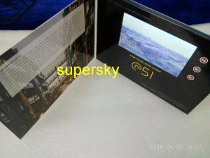 Buy cheap Personalized Invitation Lcd Video Greeting Card Elegant Printed , Button Control product