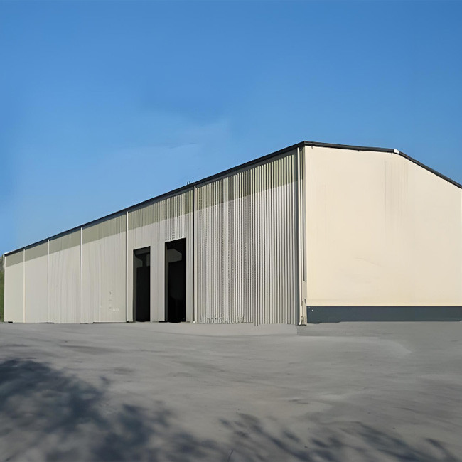 Steel Frame Prefab Building Construction , Long Span Steel Construction