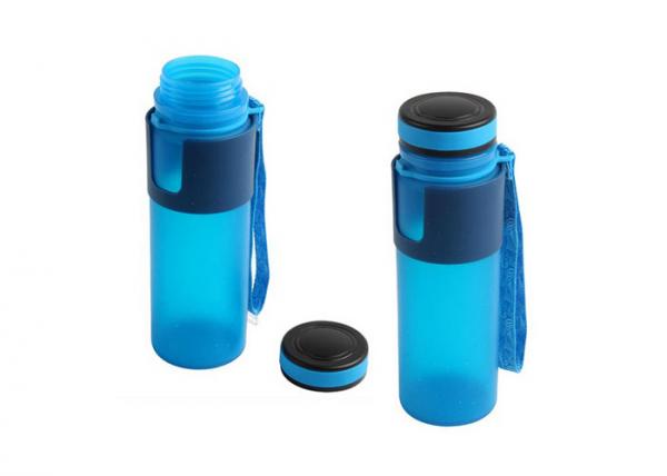 Outdoor Travel Sports Climbing Water Bottle / 500ml Silicone Collapsible Drink Bottle