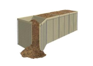 Buy cheap 50x50mm Galvanized Steel Gabion Barrier for Military Defense product