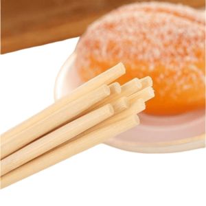 Eco-Friendly Biodegradable Bamboo Round Chopsticks for Disposable Dining
