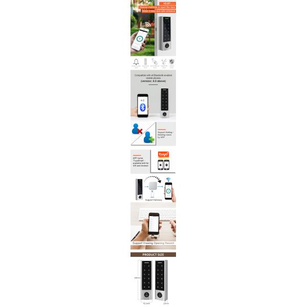 Bluetooth Keypad Access Controller(H3-BT)