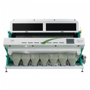 Buy cheap 7 Chutes Vegetable Sorting Machine , 448 Channels Dried Onion Color Sorter product