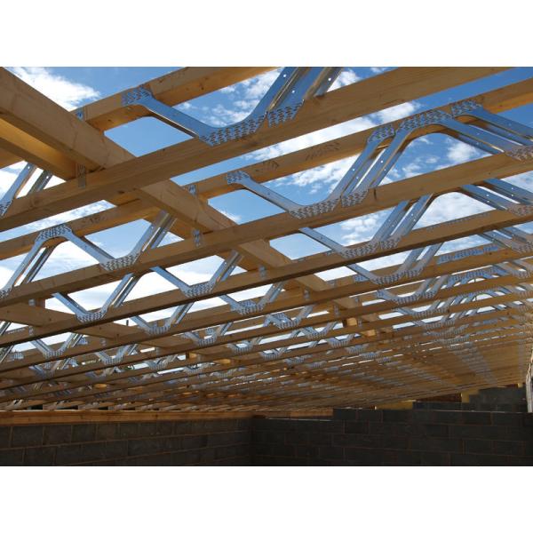 Web Building System Roof Truss Joist with Galvanized Metal Arches and 1.2mm Thickness