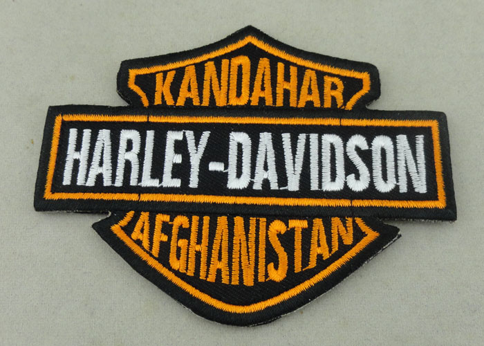 Buy cheap Customized Applique Sequin Embroidery Patches / Harley Davidson Badges product