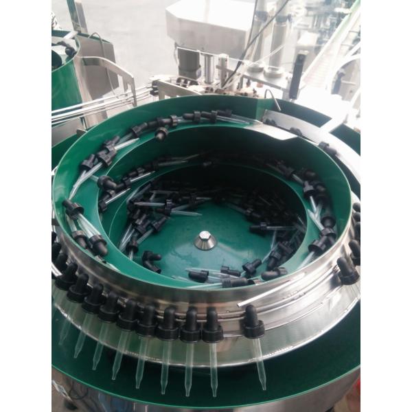 Touch Screen Control Automatic Liquid Filling Machine , 220V 3kw Dropper Bottle Filling Machine
