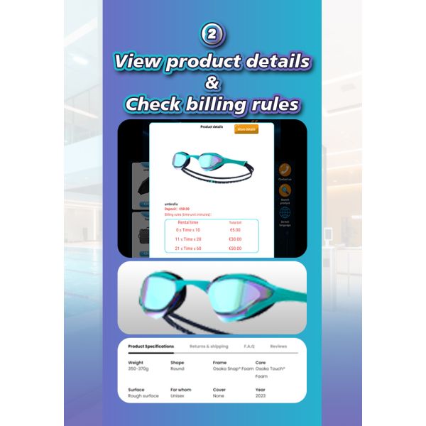 Locker Vending Machine for Renting Swimming Supplies With Receipt Printer