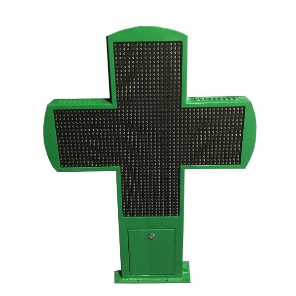 Double sided Customized outdoor led pharmacy cross sign,cross light display for the shop