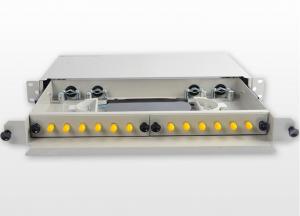 Buy cheap ST / UPC Fiber Optic Cable Patch Panel , Drawer Type ODF Fiber Termination product