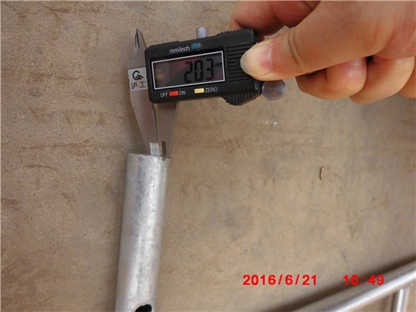 standard Crowd Control Barriers Cross Base