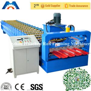 Buy cheap Metal Roofing Sheet Glazed Tile Roll Forming Machine 19 Rows product