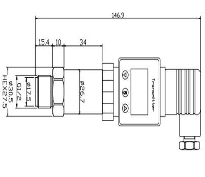 ODM Flush Diaphragm Pressure Sensor 0~35Kpa~35MPa Diffused Silicon Pressure Transmitter