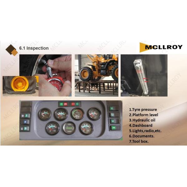 Heavy 3 Ton Small Wheel Loaders Equipment ≤ 10 S Cycle Time