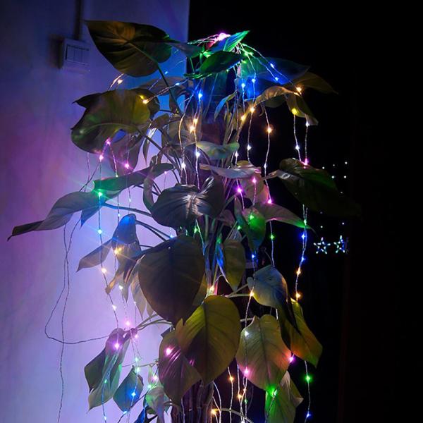 Mini LED String light 2M Silver Wire Fairy Lights for Garland Home Christmas Wedding Party Decoration Powered by CR2032