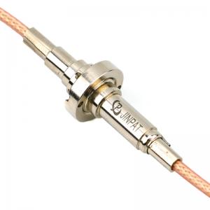 China Small Slip Ring With RF Coaxial Connector with Excellent Anti-inteference Capacity on sale