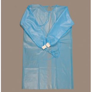 Blue 20gsm SPP Disposable Isolation Gowns