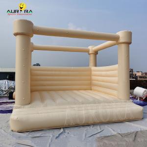 Buy cheap Inflatable Beige Bouncy Castle Bouncing Castle Commercial UV Resistant product