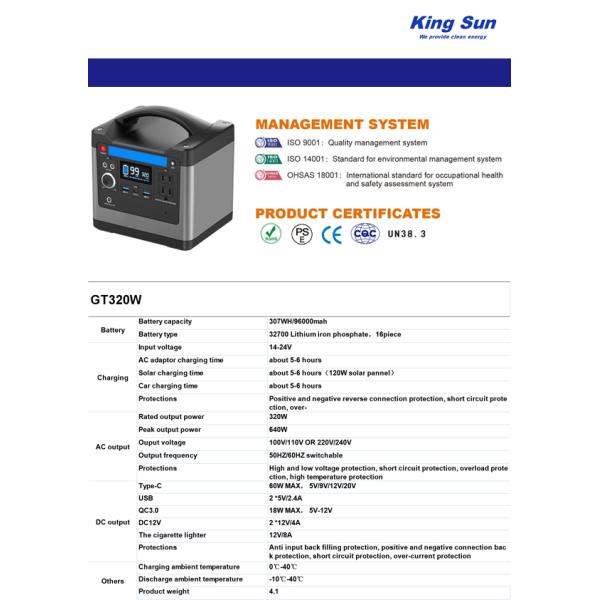 110V Lithium Battery Portable Generator
