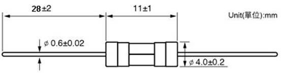 3GT Series Lead-Free Slow Blow Glass Fuse , 4X11mm Cartridge Fuses