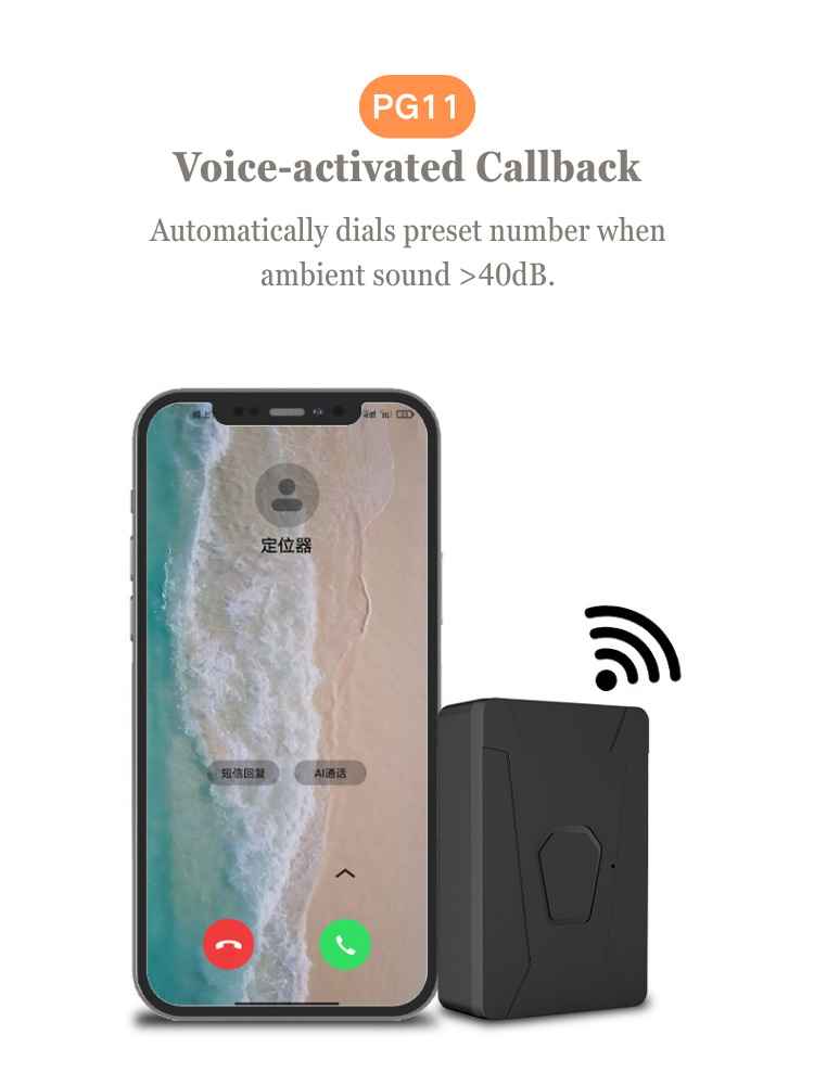 PG11 2G Strong Magnetic GPS Tracker for Vehicle Personnel Asset Tracking LBS + WiFi Locating GSM GPRS Long Battery Life