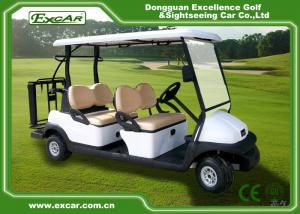 China Aluminum 6 Seats White Golf Buggy Cart ADC 48V 3.7KW Electric Golf Cart on sale