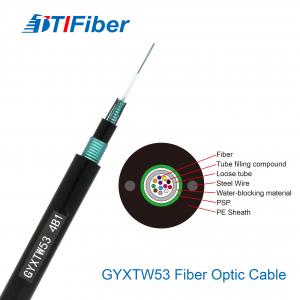 Buy cheap GYXTW53 G652D SM 24 48 Core Armoured Fiber Cable product