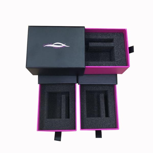 Rectangle Craft Gift Boxes Matte Laminated Cosmetics Perfume Packaging Box
