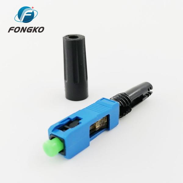 Field Assembly Fiber Quick Connector Singlemode Optical SC UPC