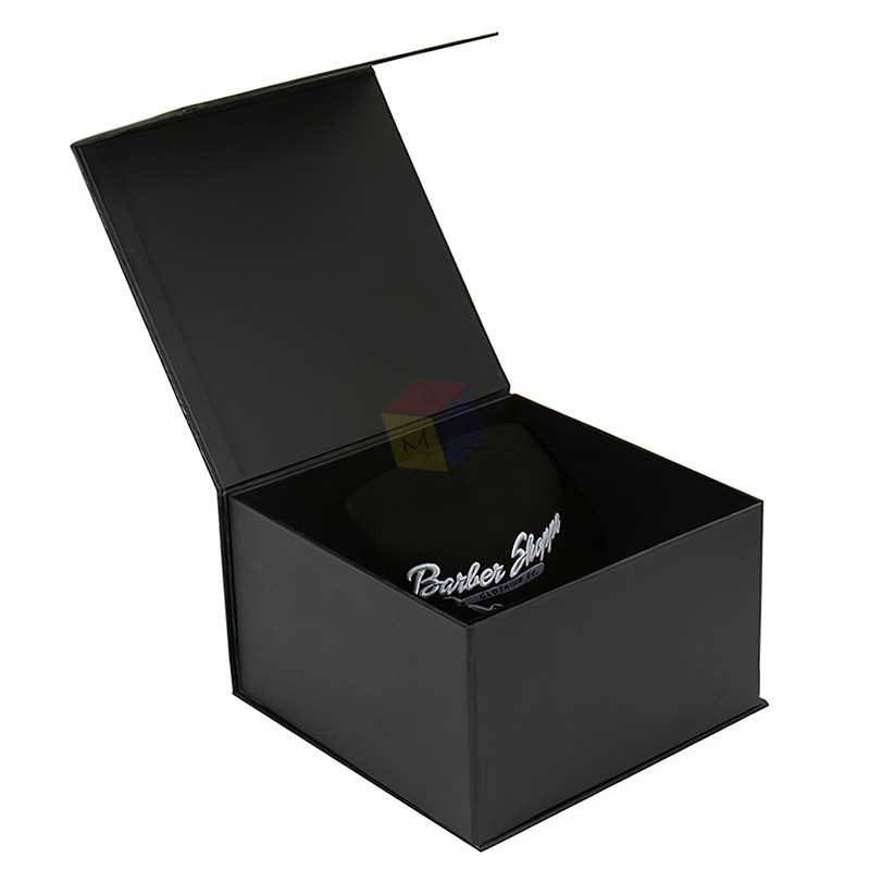Magnetic Fold Apparel Packaging Box Cardboard Baseball Cap Shipping Box