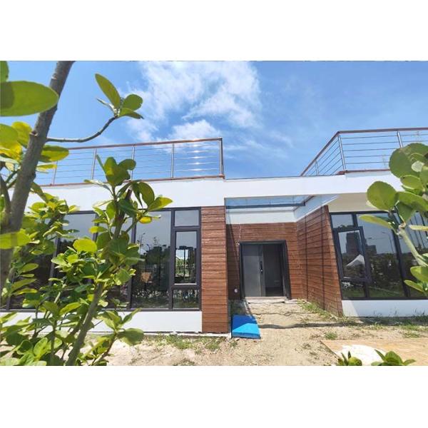 Prefabricated Modular Home Prefab Wooden Bungalow With Light Steel Frame