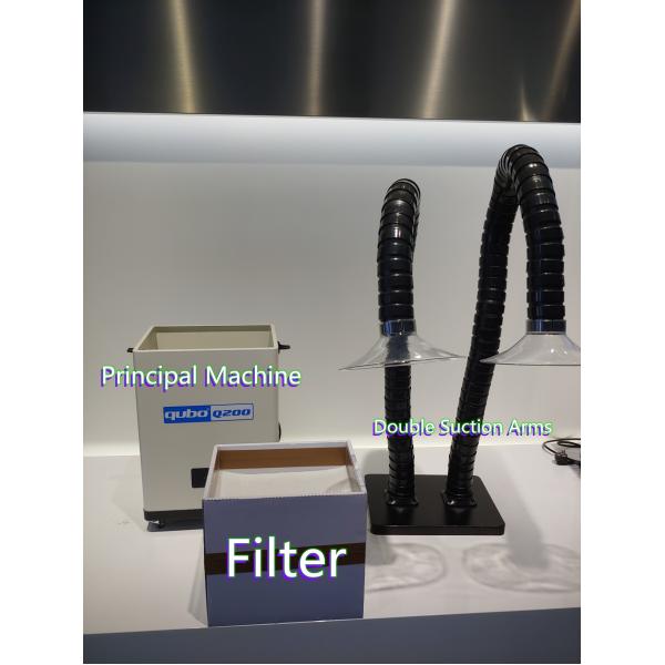 Movable 1800pa Laboratory Fume Extractor Noise Canceling