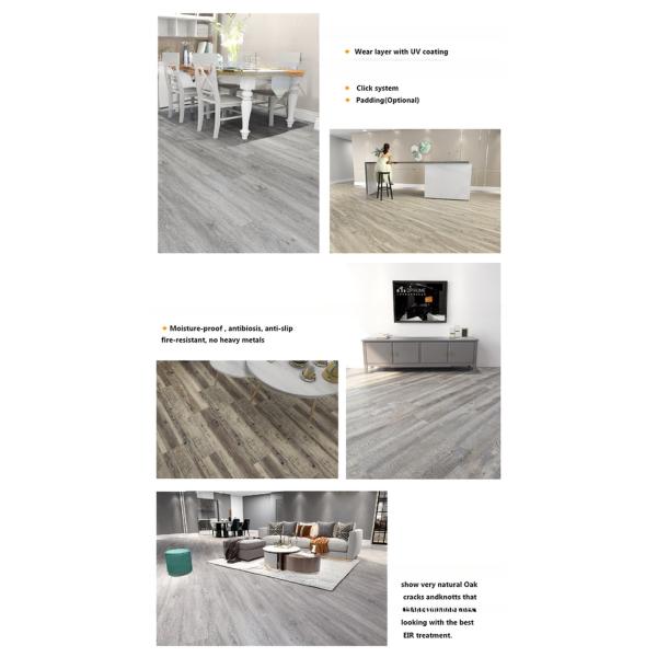 1520x230mm SPC Click Vinyl Rigid Core Wood Flooring Waterproof and Scratch-Resistant