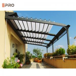 Buy cheap Water Resistant UV Rays Retractable Sun Shade For Pergola product