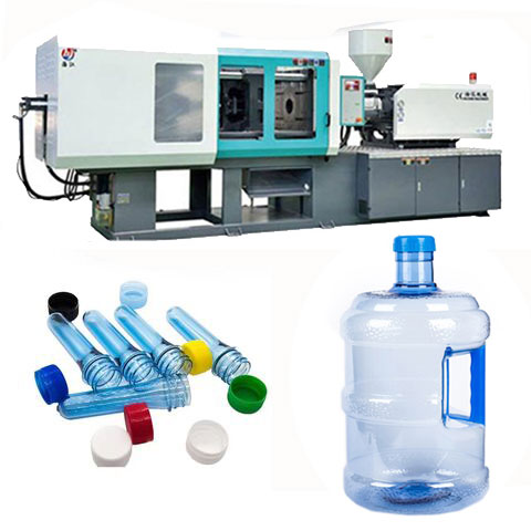 Semi Automatic Plastic PET Bottle Blowing Machine Servo Energy Saving Injection Molding Machine