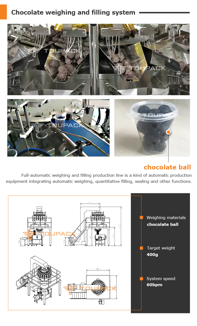 Automatic Potato Chips Pillow Bag Packaging Machine with Multi Head Weigher Vertical Packing Machine for Snackes