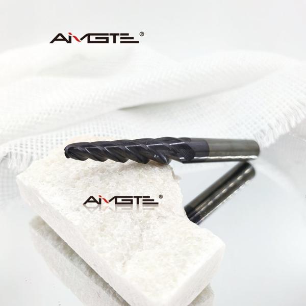 4 6 8mm Carbide Spiral Tapered Ball Nose End Mill Router Bit Woodworking CNC 3D Carving