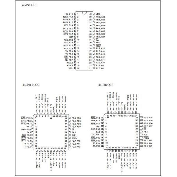 W77C032A40DL Integrated Circuit Chip new & original 8-BIT MICROCONTROLLER