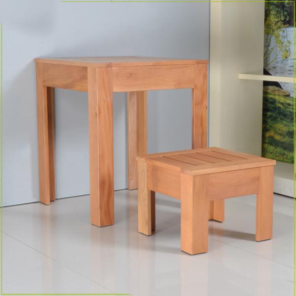 Waterproof 25.59inch Mahogany Solid Wood Coffee Tables