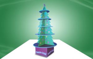 Buy cheap Recycled POS Cardboard Displays Christmas Tree Design Display Stand For Kid Items product