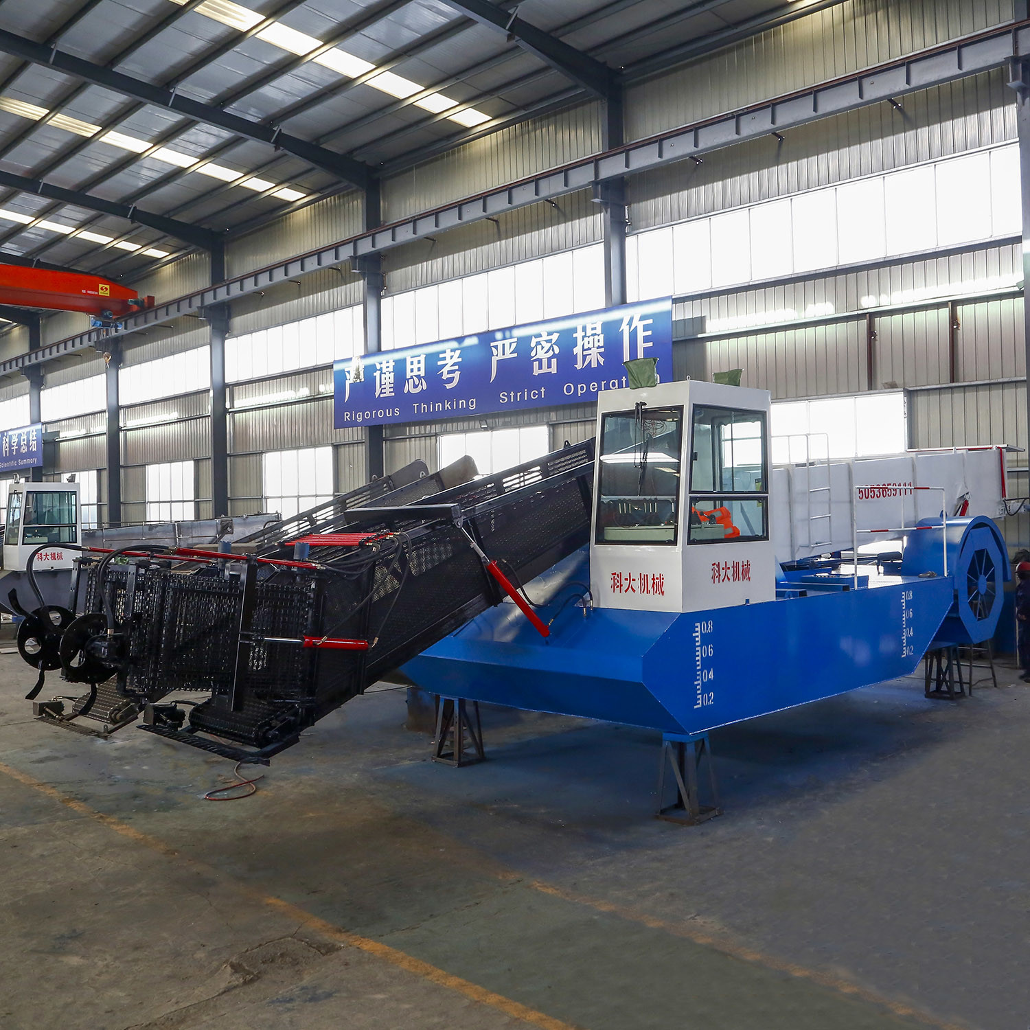 Buy cheap 12cbm Floating Trash Collecting Boat River Hydroelectric Plant product