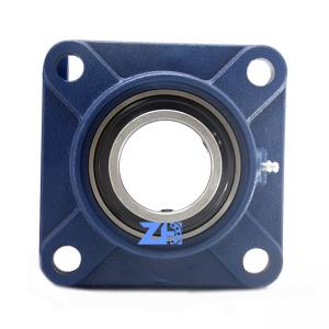 China FY50TF Square Flange Ball Bearing With Standard Seals And Sliding Retaining Ring On Both Sides 50*143*60.7mm on sale