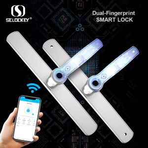 Buy cheap Double Sided Fingerprint Bluetooth Wifi Electric Office Biometric Locks product