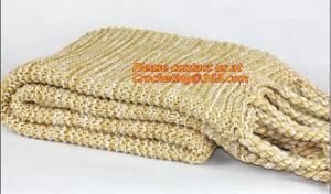 Buy cheap Tassel Fringe Best Price Chunky Knit Blankets And Throws product