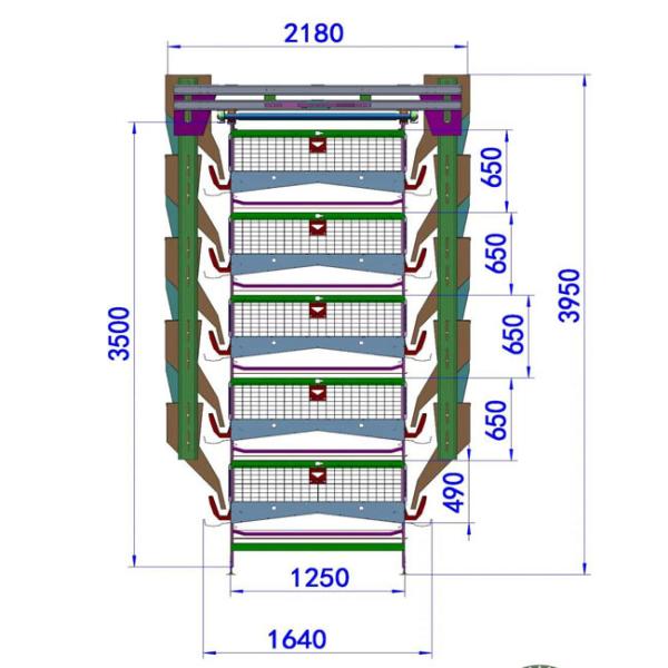 Hot Sale Poultry Farm H Type Chicken Layer Cage With Full Automatic System