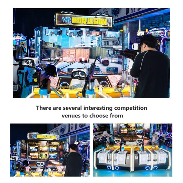 VR Shooting Simulator Amusement Park Coin-operated 4-person Shooting Game VR lron Legionv